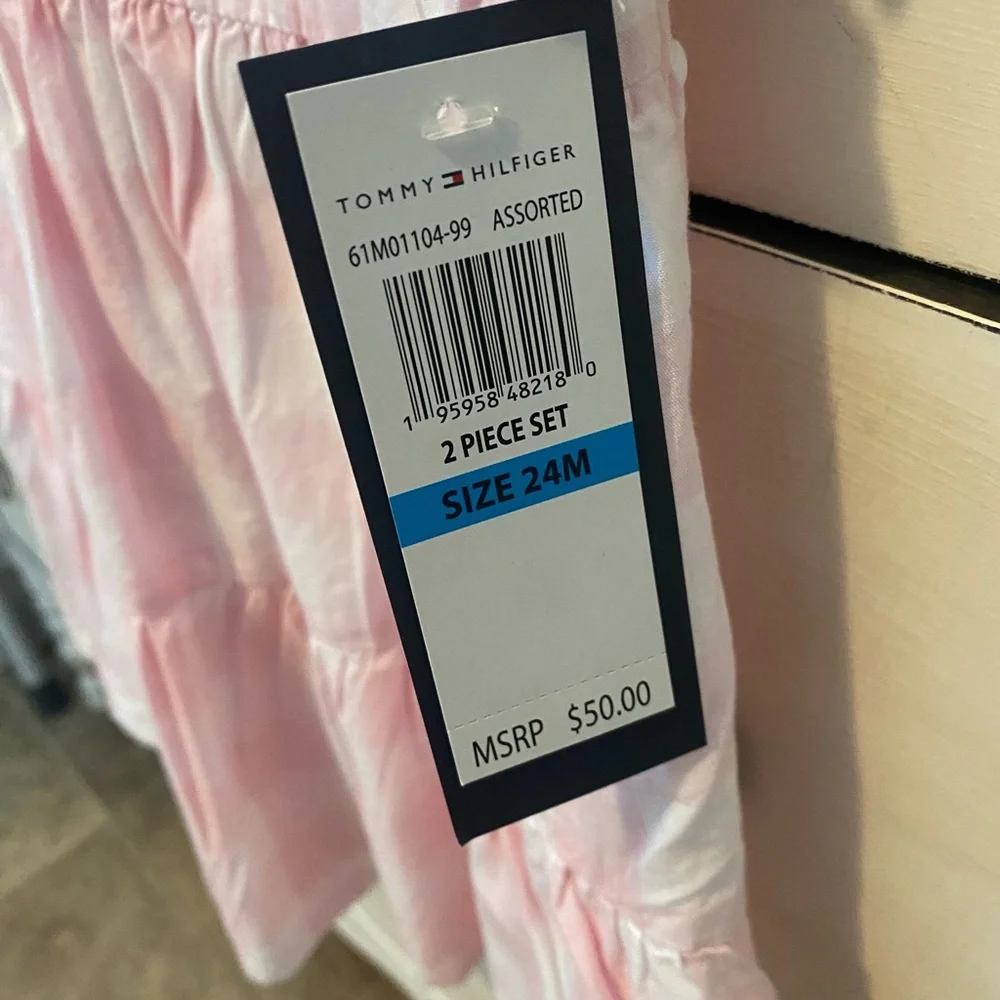 Tommy Hilfiger Girls/Toddler Ruffle-Trim Gingham Dress - Picture 6 of 7